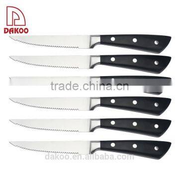 11pcs Kitchen Knife Set With 3CR13+Pakka Wood+Forged photo-3
