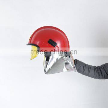 2016 New Factory Direct Sale Flame Retardant Shawls Firefighter Helmet F1 Fire Helmet for Fire Frighting