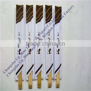 Disposable Bamboo tensoge Chopsticks with custom wrappers