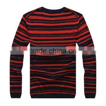 Raidy Boer Men's O Neck Fashion Stripe Cotton Knitwear/sweater photo-2