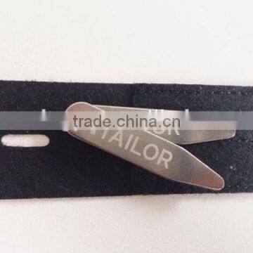 New Product 1.8'' Stainless Steel Metal Customized Engraved Collar Stays Magnetic