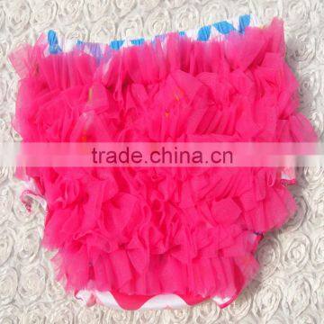 New Arrival High Quality 100%cotton Ruffle Bloomers for Baby Girls photo-6