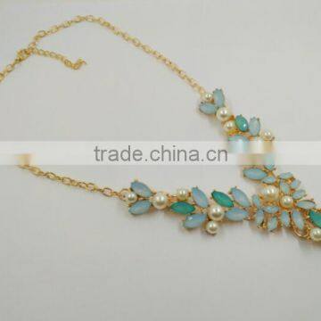 Zm35138a Unique Girls Accessories Korean Faux Pearl Choker Necklace photo-3