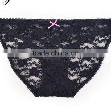 Custom Eco Friendly 90%Nylon 10%Spandex Lace Style Sexy Lady Underwear photo-4