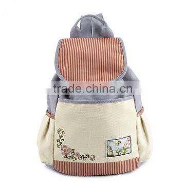 Korean Design Canvas Backpack, Travel Bag, EMB Bag photo-2