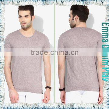 Latest Quality Basic Style Mens Soft Round Neck Blank T-Shirts photo-3