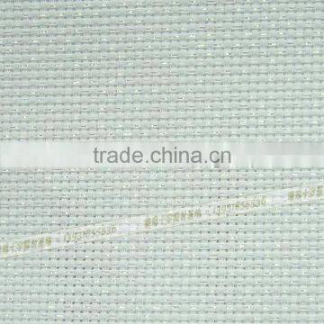 China HB-grade 11CT silver silk fabric cross stitch fabric