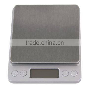 High Accuracy Mini Digital Scale Electronic Scale Platform Jewelry Gold Diamond Scale 500g/0.01g Weighing Balance Blue LCD photo-3