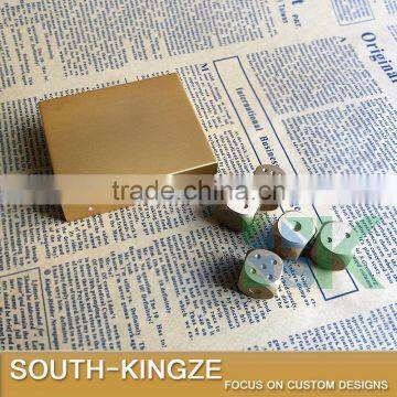 5pcs/box 24K Gold Plated Rolling Dice With a Gold Color Box Las Vegas Casino Entertainment photo-3