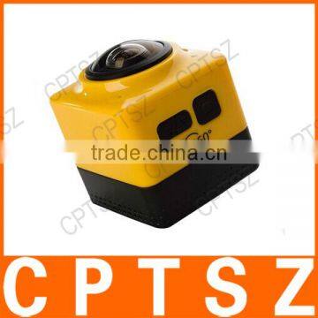 2016 Newest 360 Degrees Sport Action 1080P 30fps Mini Camera WiFi H.264 Panorama Camera 360x220 Large Panoramic Video Camera photo-2