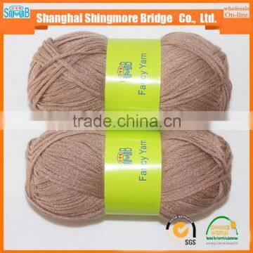 good quality bamboo nylon blended yarn, 1/2.0Nm, 50gram tube yarn for hand knitting, super shinny and soft, yarn for hat