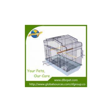 House Top Design Wire Iron Bird Cage,suitable for Medium Birds,Factory Supply,OEM is Welcome. photo-2
