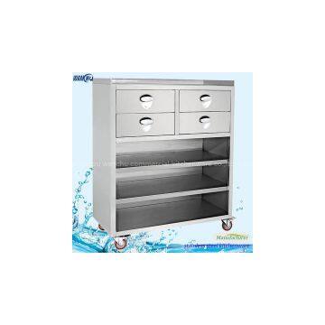 Stainless Steel Cabinet,Mobile Cabinet With Drawers And Shelves