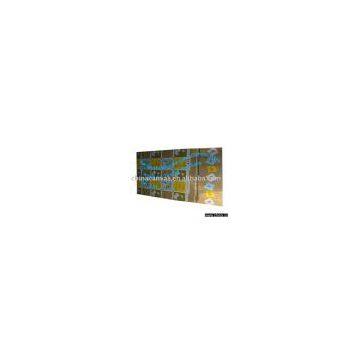 printed canvas bedding set