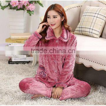 new style coral fleece bathrobe for women