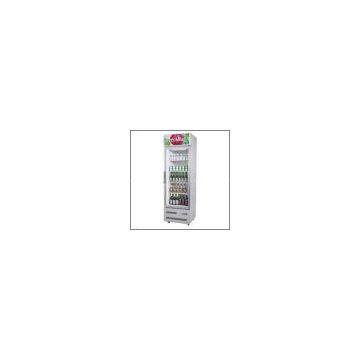 Upright beverage glass door showcase freezer