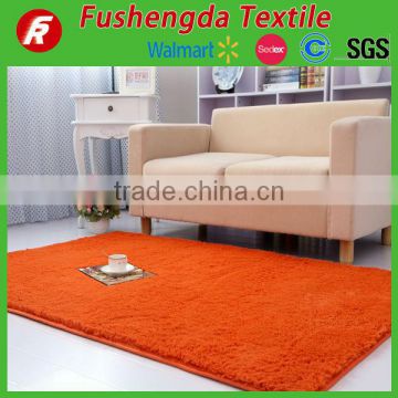 super soft long pile 100% polyester shaggy carpet for chile market