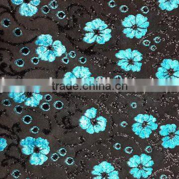 Jacquard Velvet Fabric Textile Dress Polyester Fabric photo-4