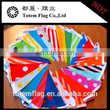 Cheap Custom Fabric Bunting Flags Triangle Buntings