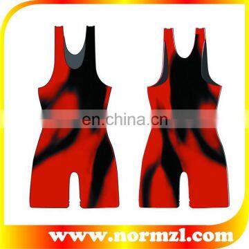 custom professional wrestling singlet for men