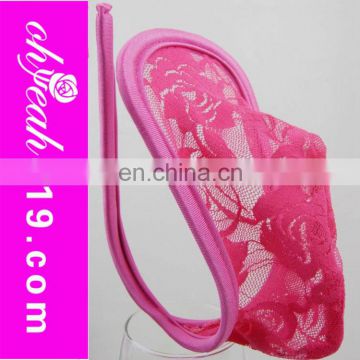 High quality product newest attractive pink open crotch c string