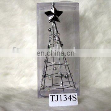 christmas iron tree with star/iron Christmas tree /electroplating xmas tree