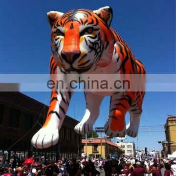 Large inflatable PVC tiger helium baloon for advertisement