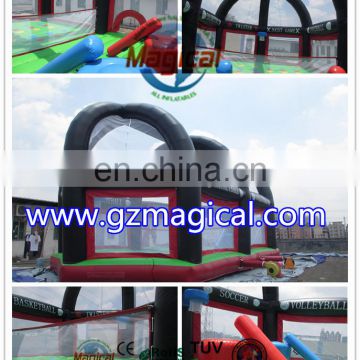 all-in-one sports arena inflatable sports games