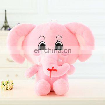 Free sample big ear toy elephant pink /blue /gray/yellow color custom cartoon lovely creative soft plush toys elephant