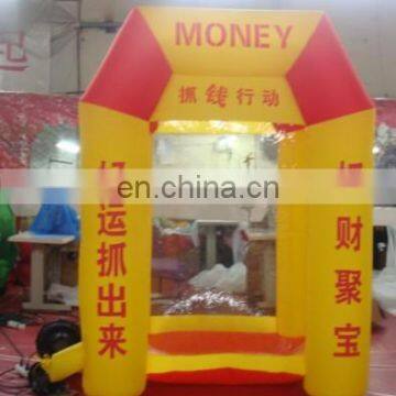 Marketing inflatable Money cat cash booth