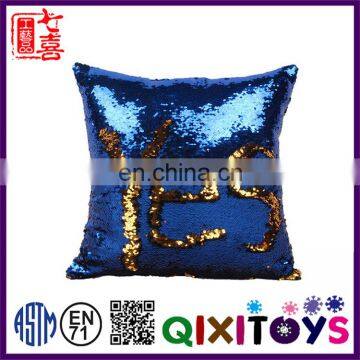 Hot sale reversible sequin fabric mermaid pillow wholesale