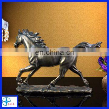 customized resin award lifelike horse trophy for decoration and gift