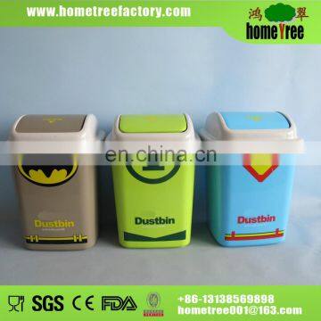 Hot sale small size square plastic garbage bin