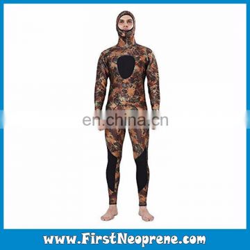 Professional Factory Customized Underwater Hunter Camo Neoprene Spearfishing Wetsuit