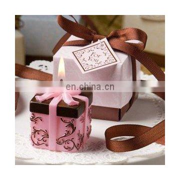 Brown And Pink Gift Box Collection Box Candle Favor