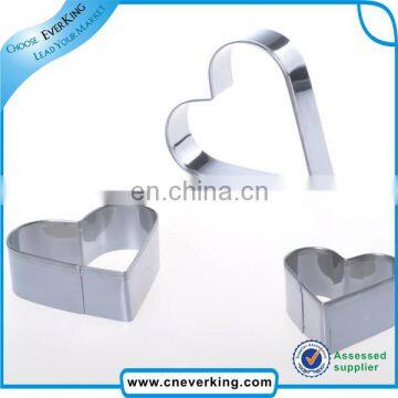 eco-friendly stainless steel cookie cutters biscuit mold for child