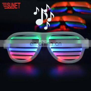 2018 SUNJET Party Decoration Low Cost Multicolored Unique Led Heart Glow Glasses