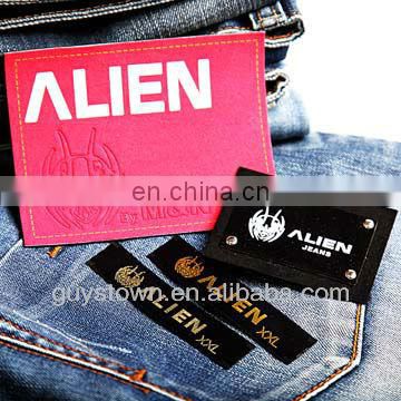 custom design and product series label tag for garment