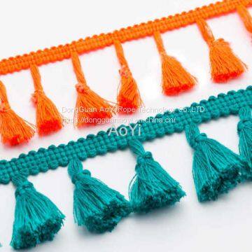 Cotton Braided Tassel for decoration cotton tassels