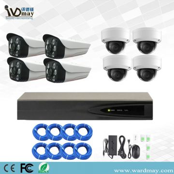 Wdm 8chs 3.0MP/5.0MP HD H. 265+ IP Camera Poe NVR Kits Home Security Alarm System