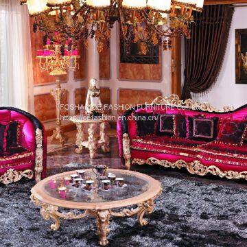 OE-FASHION American Style Antique Style Red Latest Design European Style Sofa photo-2