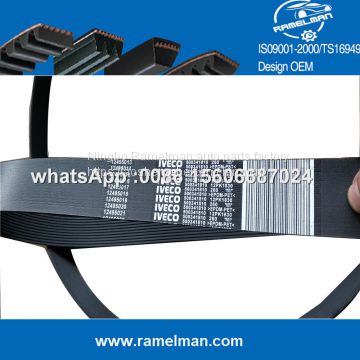 Rubber transmission belt OEM AB39-6C301-AB car belt original quailty poor price  pk belt 7PK3136 poly v belt