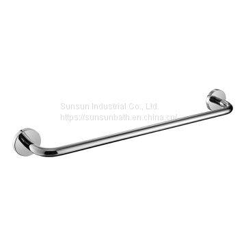 Home Round Stainless Steel Towel Rail Single