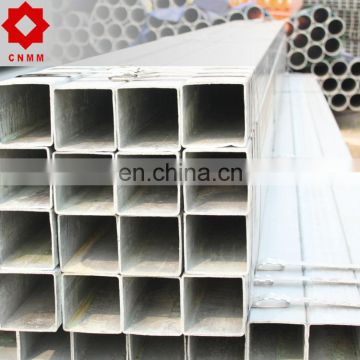 supplier steel electrostatic spraying galvanized tube square and rectangular structural tubing with high quality