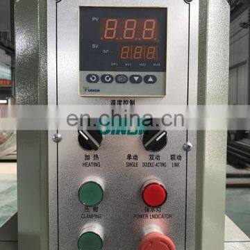Double Head Seamless PVC Window Corner Soldering Machine for Colored PVC
