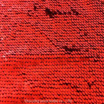 Organza Lace With Sequins Embroidery Rainbow Floral Sequin Fabric photo-2