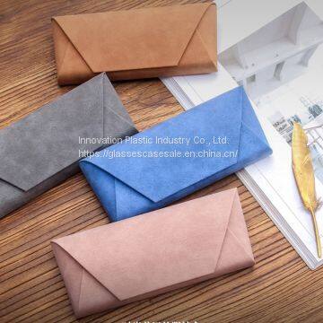 Simple, Vintage Portable Eyeglasses Case; Elegant Eyewear Case for Reading Glasses and Sunglasses