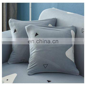 I@home Protective Light Blue Lucky Star Pattern Full Fabric Modern Elastic Sofa Cover Stretch Printed photo-6