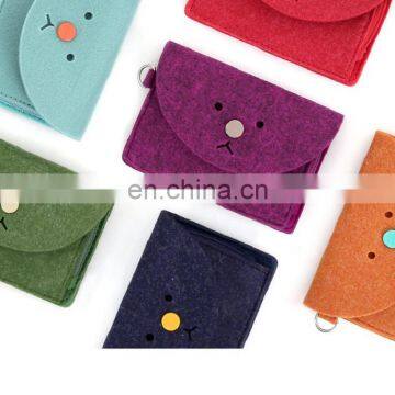 wholesale price felt wallet pouch