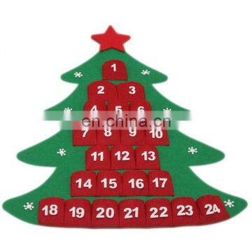 Felt Christmas Wall Hanging Tree Calendars for Decorations photo-4